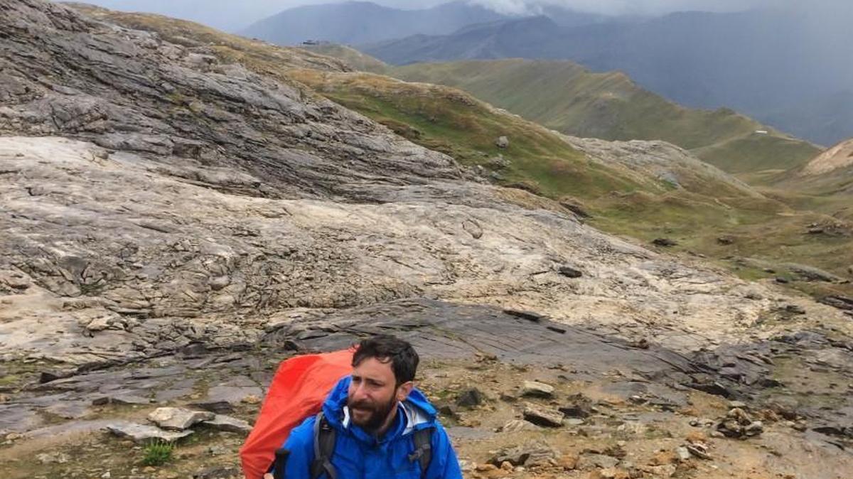 The terrain was rugged near Col de Chaviere.