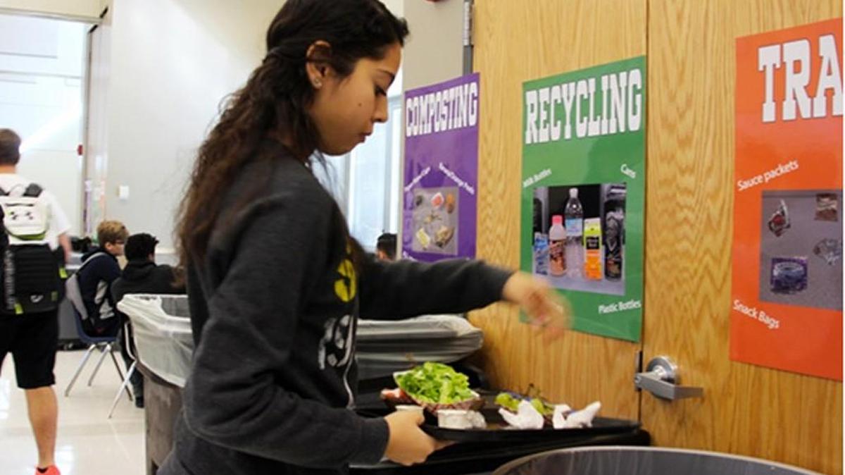Shawnee Mission schools promote district wide recycling and cafeteria food waste composting