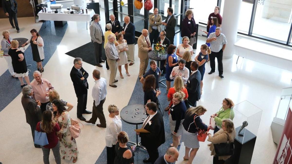 Community leaders gathered Thursday to celebrate the opening of the Lenexa campus of Park University.
