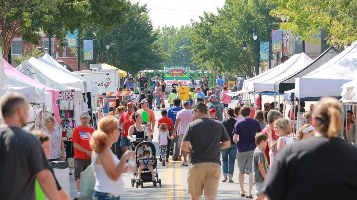 Crowds packed the streets at last year’s Oktoberfest.