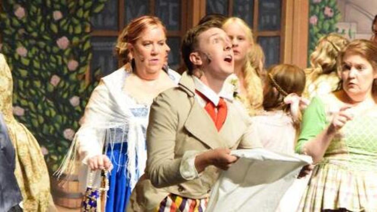 Lee’s Summit West High School Senior Cooper Carr played Gaston sidekick LeFou in Disney’s “Beauty and the Beast,” the opening show of the Summit Theatre Group 2019-2020 season.