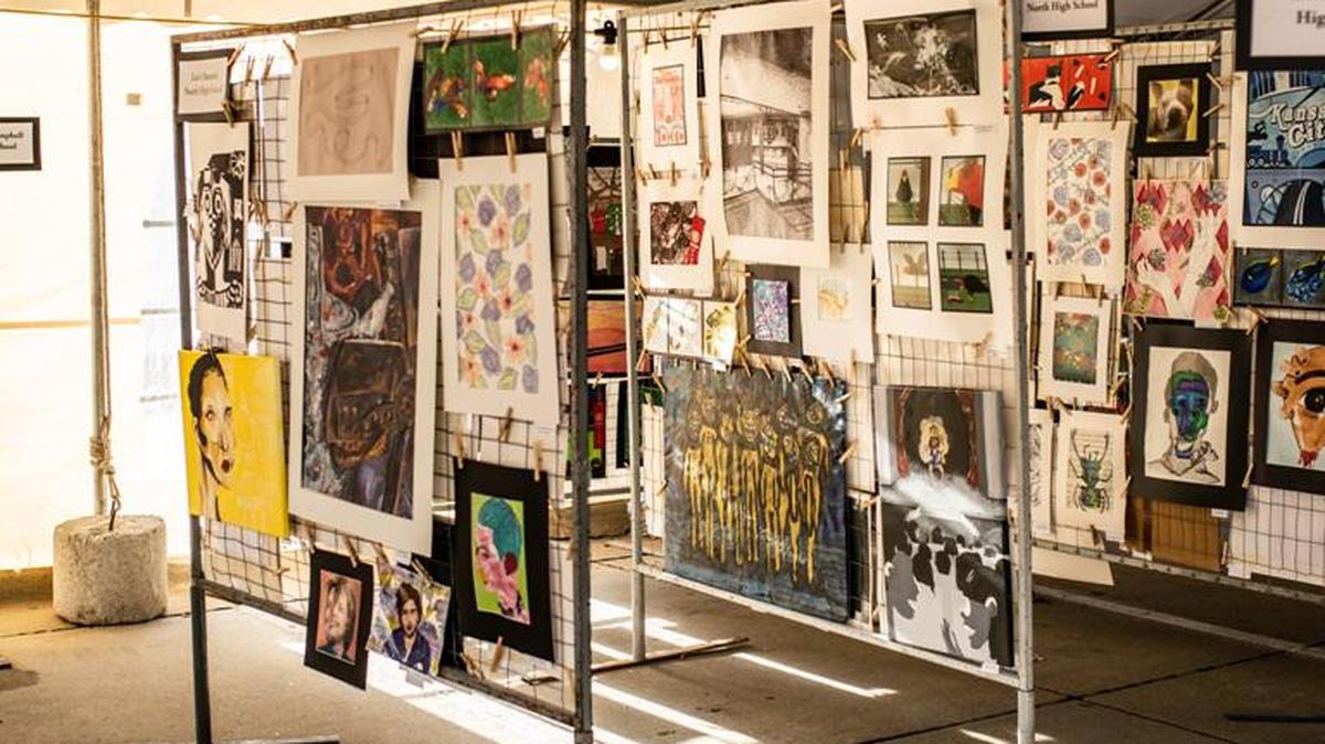 More than 250 pieces of student artwork are displayed at the annual Summit Arts Festival Student Art Pavilion, which is funded in part by a Lee’s Summit Arts Council Cultural Arts Grant.