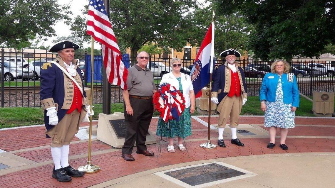 Lee’s Summit Mayor Randy Rhoads delivered his final State of the City address Thursday inside the City Council Chambers at City Hall. He was active in the community, which he said is thriving, during his mayoral tenure. Rhoads, Regent Betty Taylor, Cathy Little and the Sons of the American Revolution Color Guard laid a wreath at Lee’s Summit’s All Veterans Memorial cemetery during a ceremony in July.