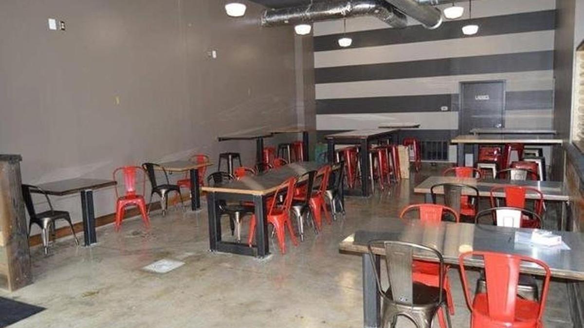 The decor at Frankie Farelane’s, which opened in 2015 and closed earlier this month, was minimalist and retro.