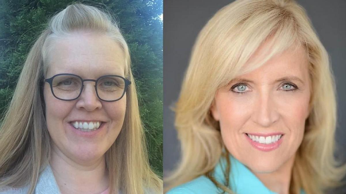 Prairie View Elementary School’s Aimee Fresia (left) was chosen as the Missouri Art Education Association’s Elementary Art Educator of the Year and Lee’s Summit West social studies teacher Rhonda Ireland (right) were chosen as Teacher of the Year by the Missouri Council for Social Studies.