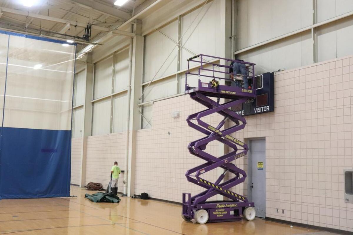 New scoreboards and a refinished gymnasium floor are among the $1.6 million in upgrades coming to the Longview Community Center.
