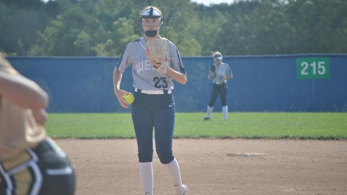 Lee’s Summit West pitcher Jordan Weber gave up just two hits and no walks while striking out 10 in the Titans’ 6-0 victory over Lee’s Summit at West.
