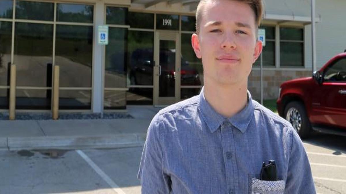 Zachary Burton, who will be a senior at Lee’s Summit High School, persuaded the Lee’s Summit City Council to ask for propsals to use solar energy to help reduce utilty costs at the Animal Control Facility.