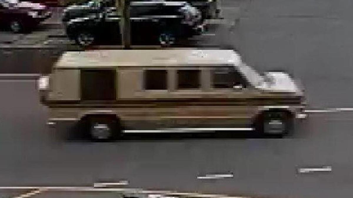 Shawnee police are looking for information about this van, which was used in the theft of a motorized wheelchair outside a Lowe’s store April 28.