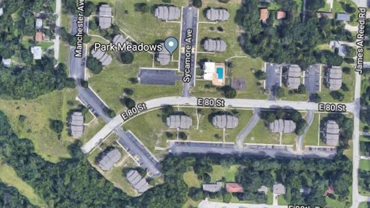 Police were investigating a shooting that left a teen girl seriously injured Wednesday in Kansas City. The shooting was reported in the 7900 block of Manchester Avenue, shown here in a Google Maps image