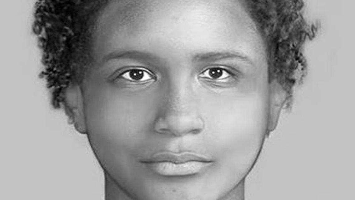 Investigators believe the homicide victim whose remains were found in Clay County in 1985 may have looked like this. The composite was updated with help from forensic anthropologists.