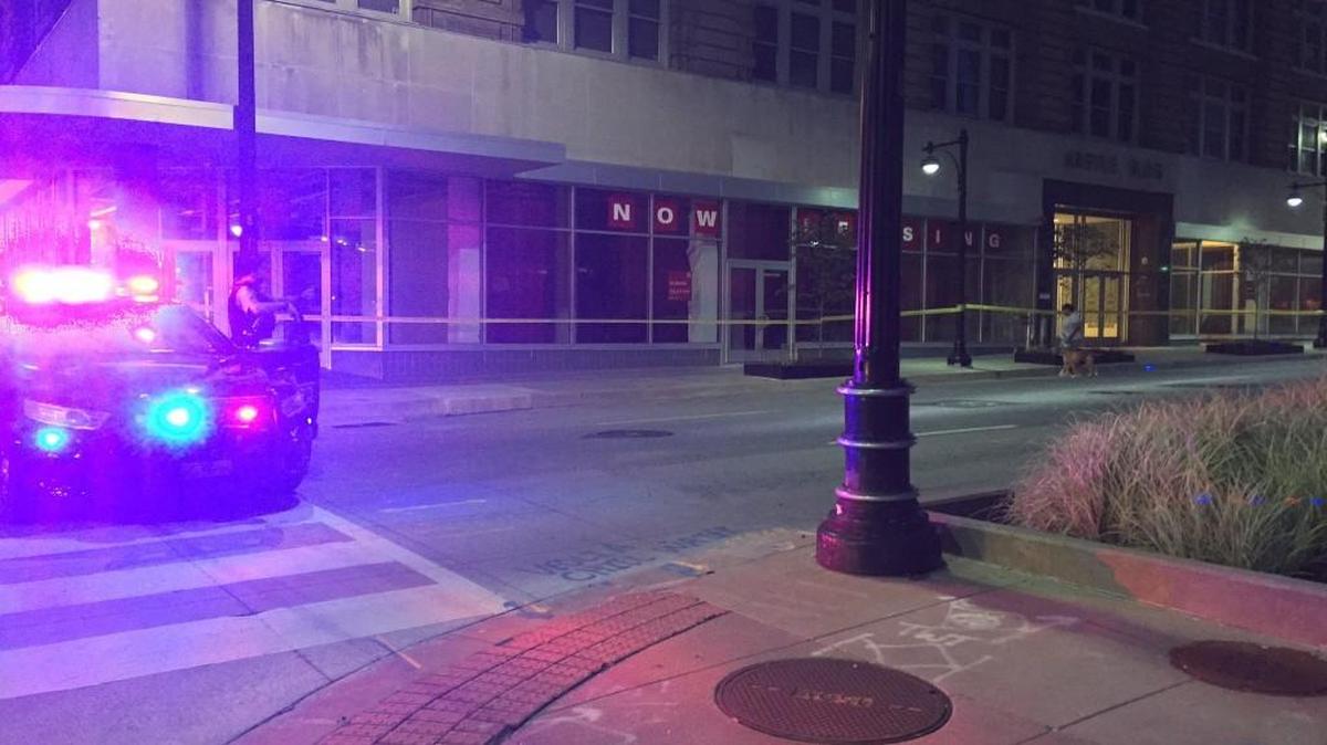 Streets were blocked off around Kansas City City Hall.