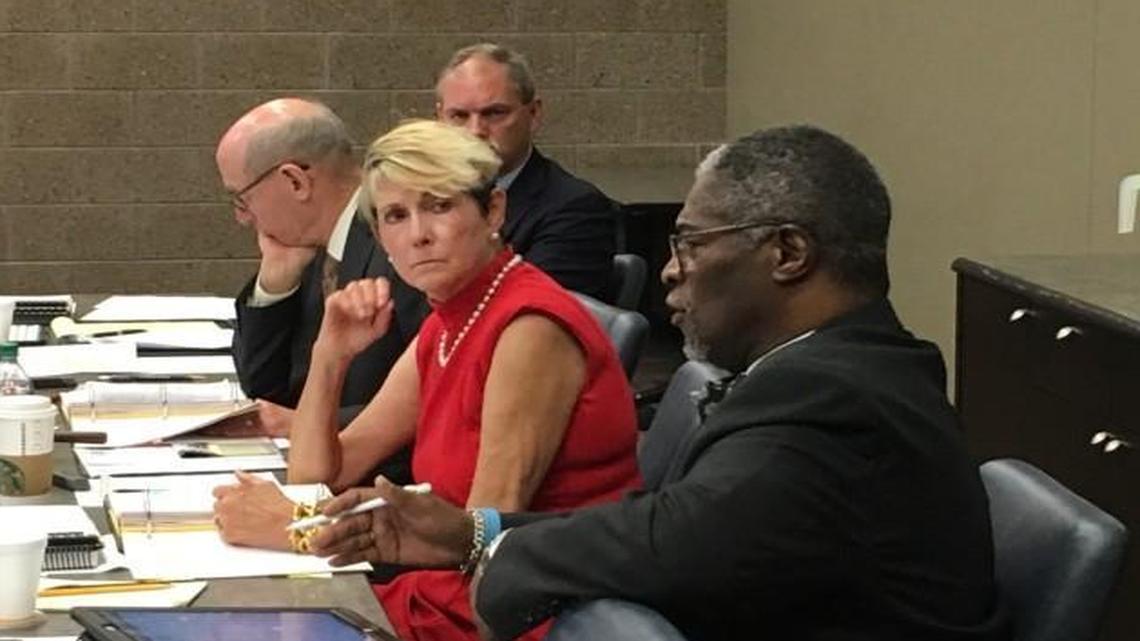 Mayor Sly James at the Board of Police Commissioners meeting on Tuesday.