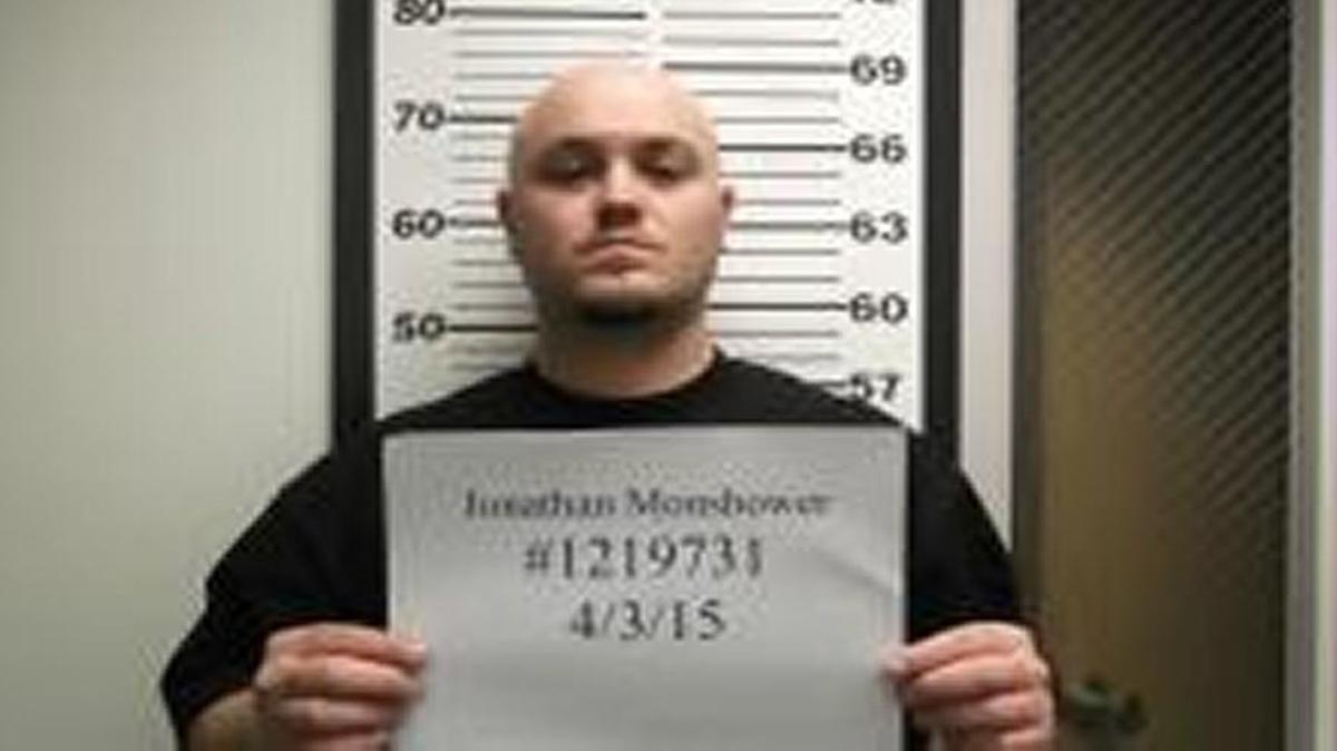 Jonathan J. Monshower is accused of being a felon in possession of a firearm.