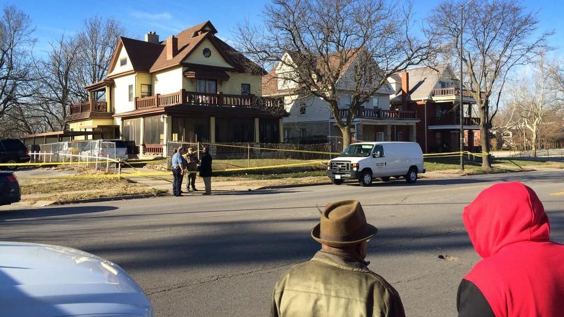 Kansas City police investigated a fatal shooting Saturday after they found a dead person behind a residence in the 2900 block of Prospect Avenue
