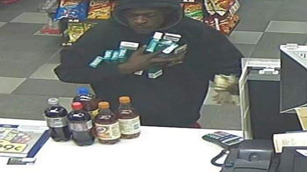 
Police released surveillance photos of a Jan. 30 aggravated burglary in hopes that someone will recognize the man suspected of steeling cash and merchandise from the Grab N Go in the 6800 block of Kaw Drive in Kansas City, Kan.
