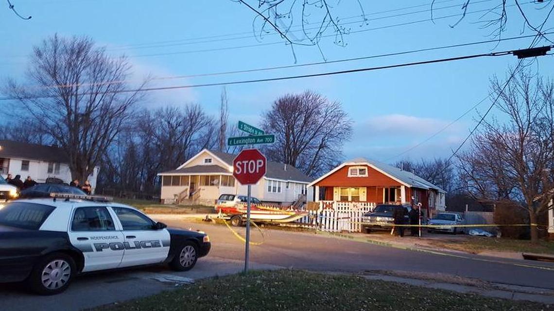 Independence police posted this photograph from the Thursday morning homicide scene to the department’s Facebook page.