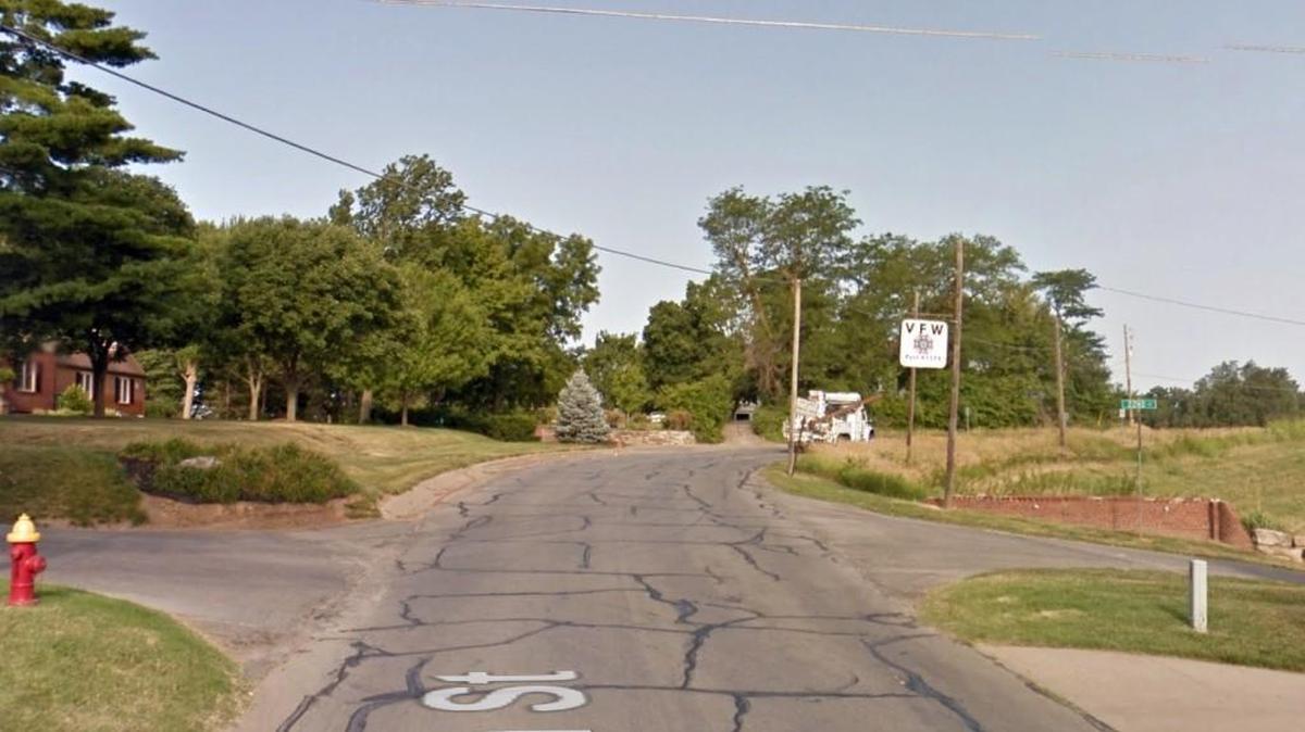 Raymond Bosch Jr., 45, of Effingham, Kan., died when he crashed a pickup truck into a retaining wall in Atchison while being chased by police Sunday afternoon. This Google Maps Street View is from July 2013.