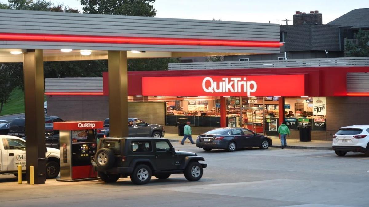 A Lenexa police officer discharged a weapon early Thursday at this QuikTrip in Shawnee located at 75th and Switzer.