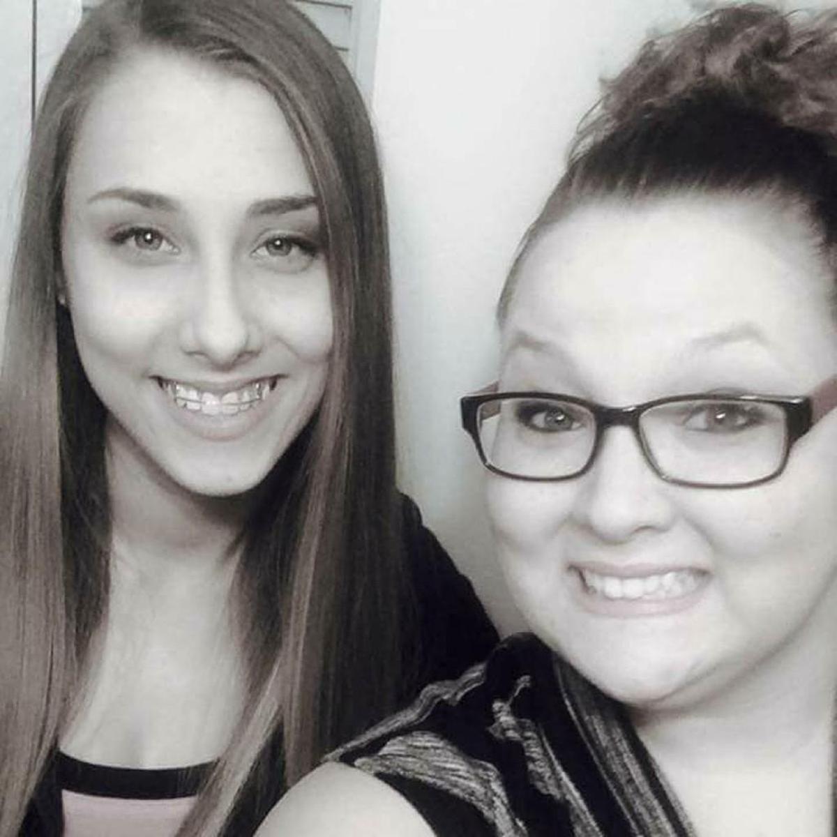 Tabitha Brown (left) lived with Harlan for a short time when the two were children in the same foster home. Brown said Harlan was turning her life around before she was killed. “I was so proud of my sister.”
