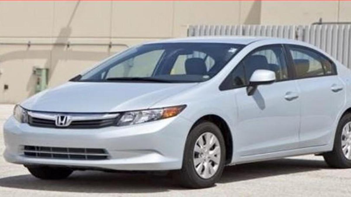 This Honda Civic is similar to the car stolen from the Rev. Thomas Kearns.
