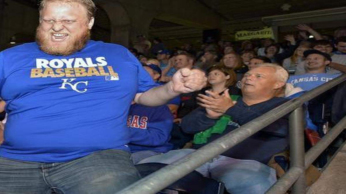 
Kansas City Royals fan James E. Faseler is known for his appearances in dance segments at Kauffman Stadium. He did the “bringing the thunder” dance. 
