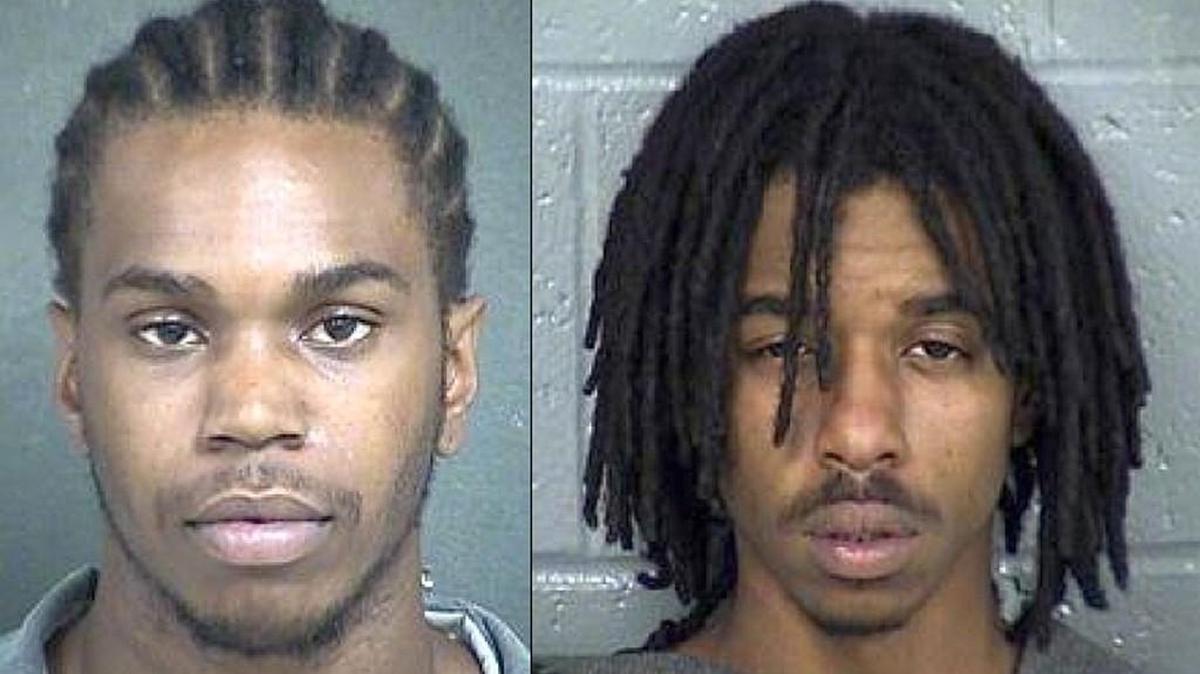 Police on Thursday asked for the public’s help finding Jamon Marshall, 19, (left) and Jamaul Holmes, 18, who are wanted on unrelated arrest warrants. They are considered armed and dangerous.