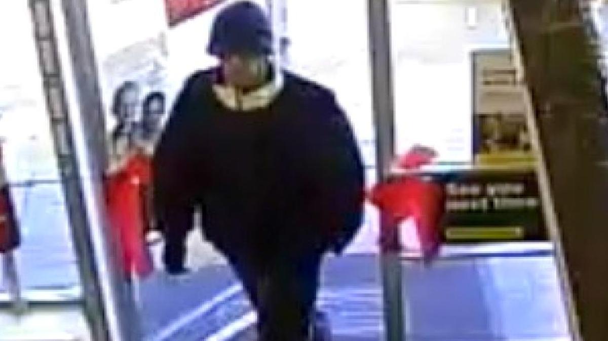Olathe police investigators are asking for the public’s help in identifying a man who on Wednesday stole cash from the Dollar General store at 112 N. Clairborne Road. On Monday they released this image from a surveillance camera in the store.