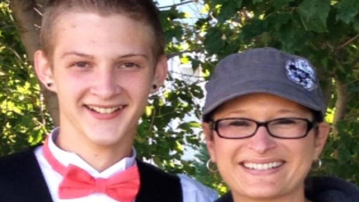 
Bryce Masters with his mother, Stacy Masters
