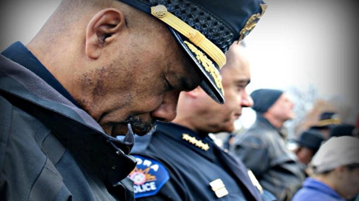 Condolences poured in from around the country on social media after a KCK police officer was killed in the line of duty Tuesday.