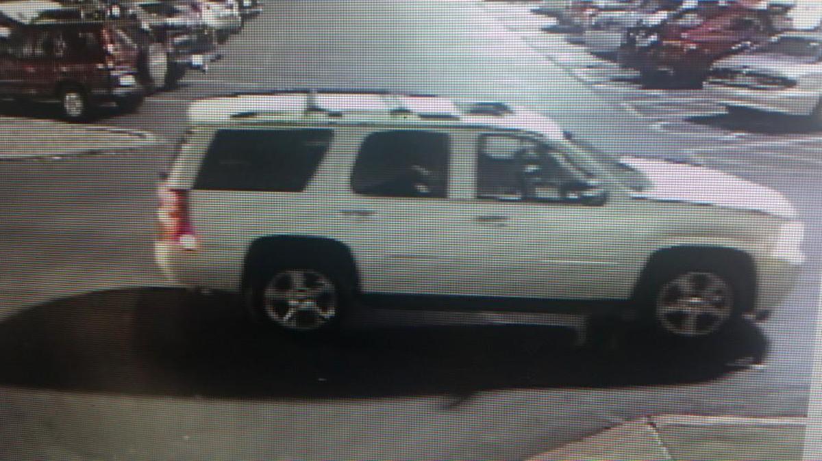 Lee’s Summit police are searching for a newer model four-door Chevrolet Tahoe with rear end and rear bumper damage in connection with a shooting incident Thursday evening.