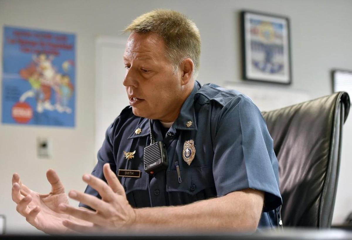 Maj. Rick Smith leads the Central Patrol Division of the Kansas City Police Department.
