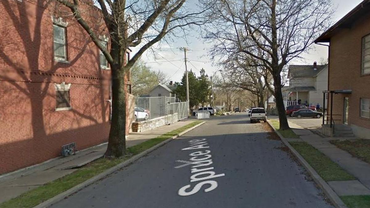 Police responding to a shooting in the 600 block of Spruce Avenue found a woman killed and a man injured. This Google Maps Street View image of the area was taken in April 2015.