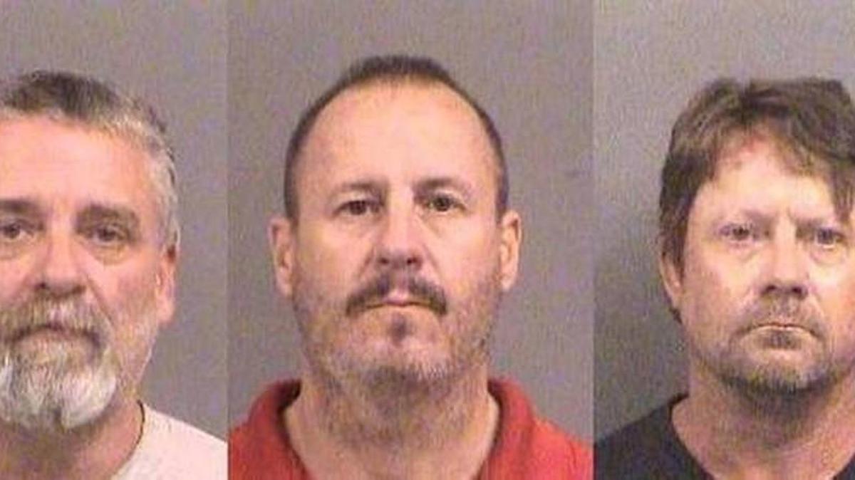 From left, Curtis Allen, Gavin Wright and Patrick Stein were arrested in connection with the Garden City plot.