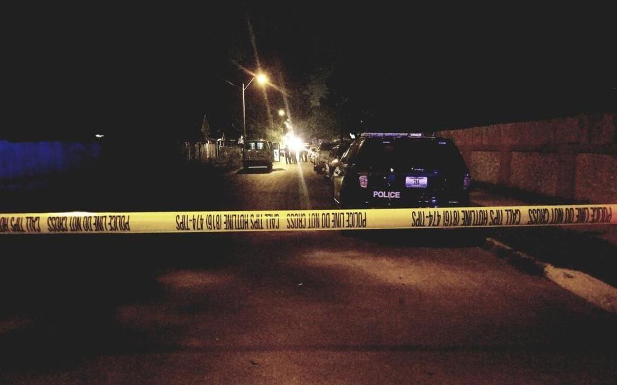 A person died after being shot Friday evening in the 3800 block of East Sixth Street in northeast Kansas City. The shooter was described as a slim black male in his 20s, about 5-foot-2, wearing a white tank top and a white T-shirt over his face.
