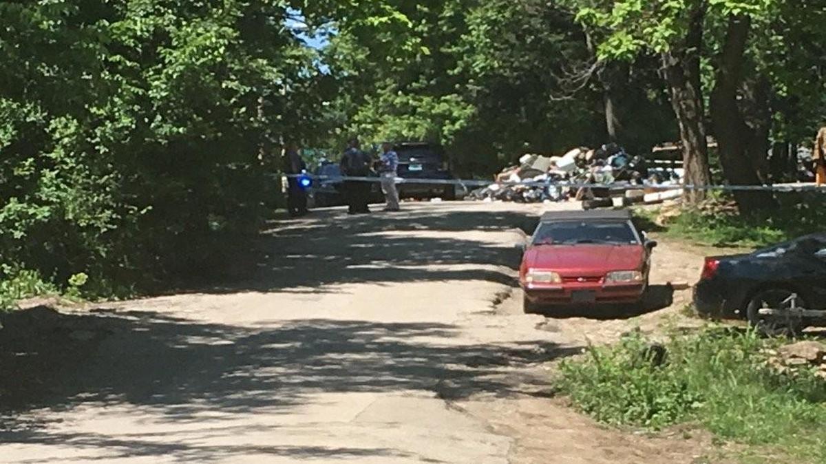 Kansas City police were at 24th and Lawndale Avenue investigating a double shooting that left one victim in critical condition Thursday afternoon.
