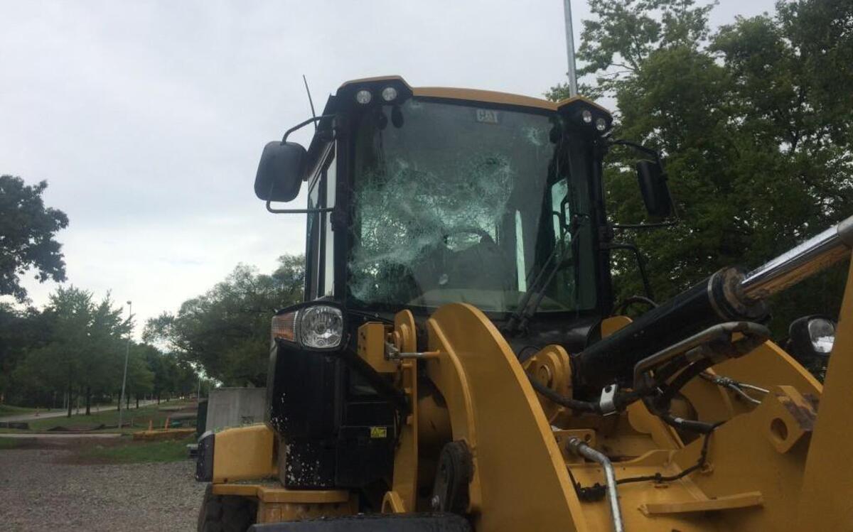 Kansas City police seek the public’s help after a series of property damage incidents and the theft of heavy equipment belonging to Mega Industries Corp. in south Kansas City.