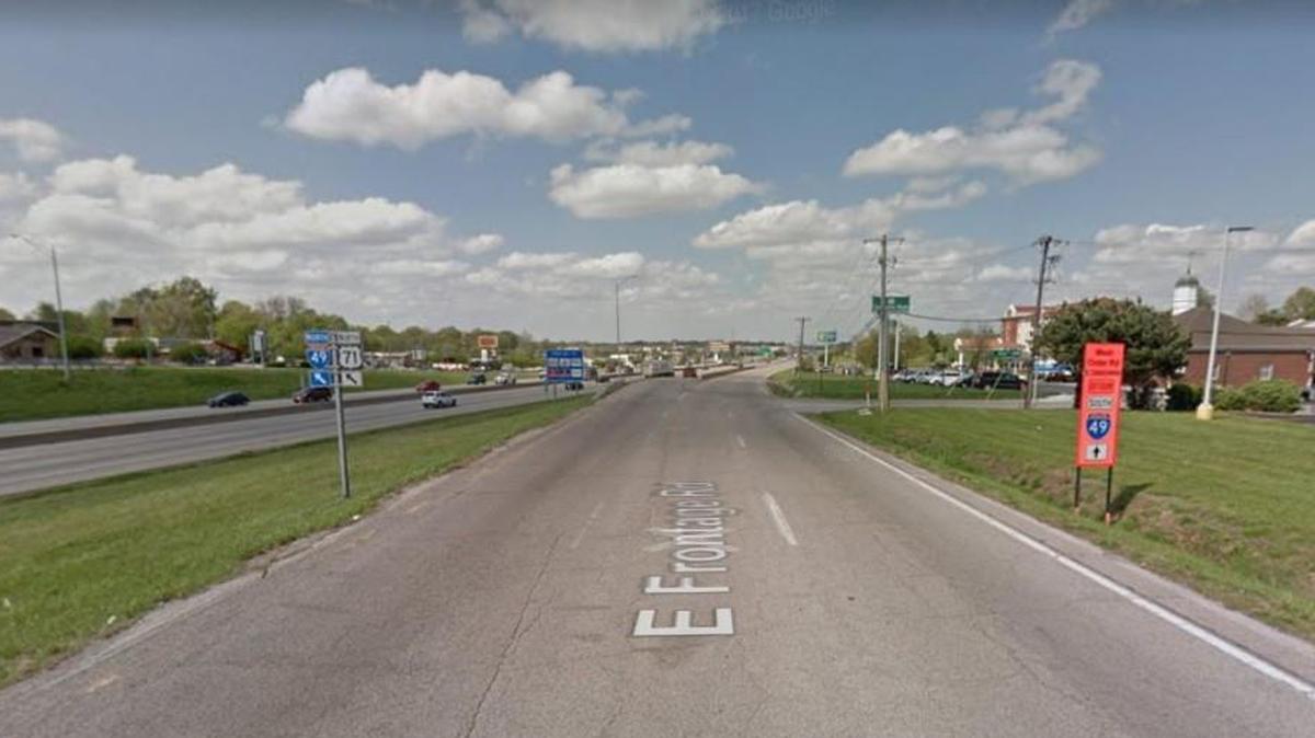 Grandview police are investigating a body found in a ditch in the 12800 block of the east access road to Interstate 49. This Google Maps Street View image was taken in the area in April 2017.