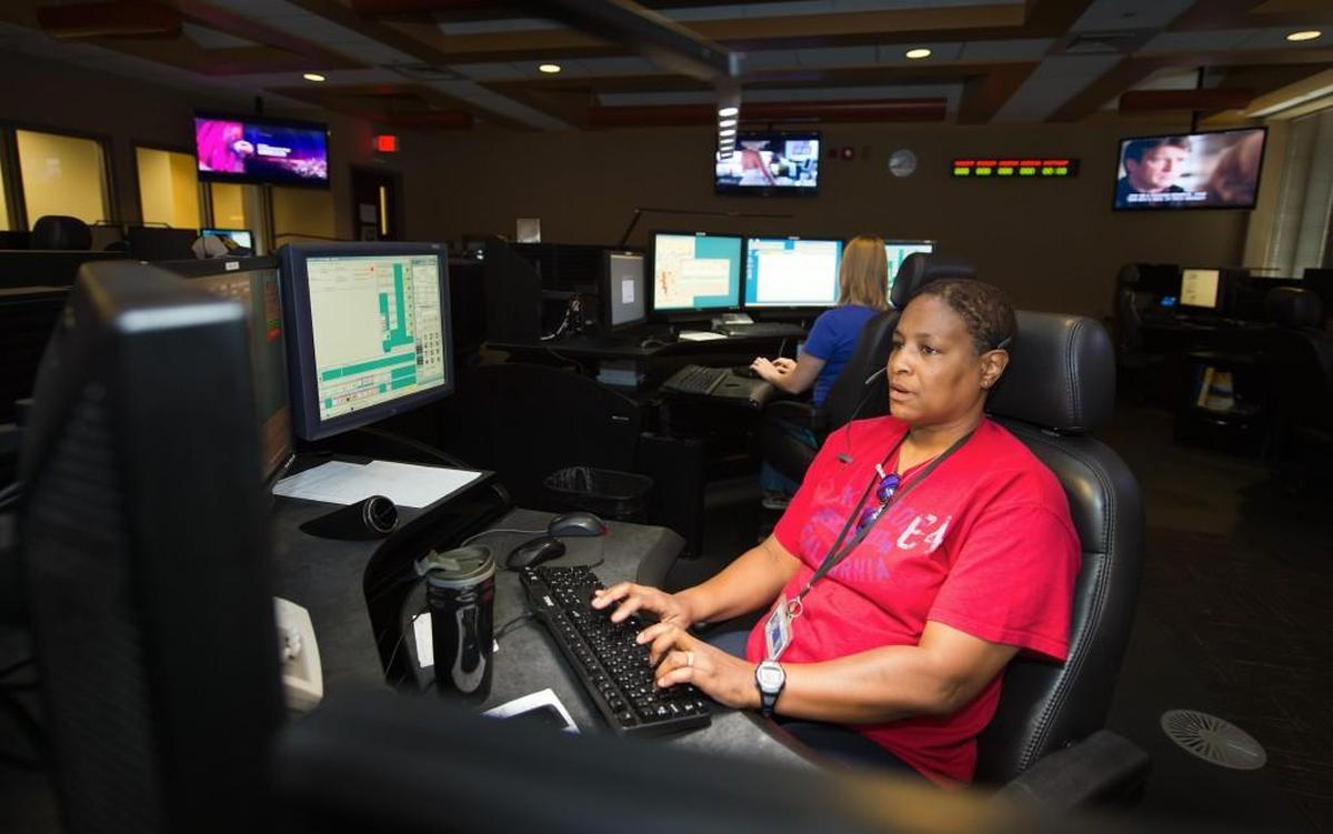 The Kansas City Police Department’s communications unit, located inside Police Headquarters downtown, is shown in this 2013 file photo.