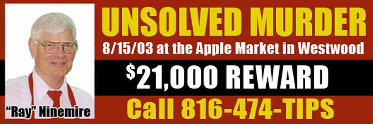 A billboard for the unsolved homicide of David “Ray” Ninemire. Numerous donations funded attempts to solve the case.