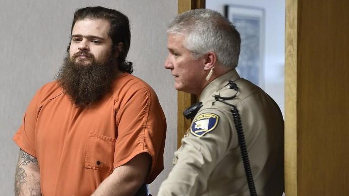 Grayden Denham appeared in Platte County Circuit Court in Platte City for his arraignment earlier this month.