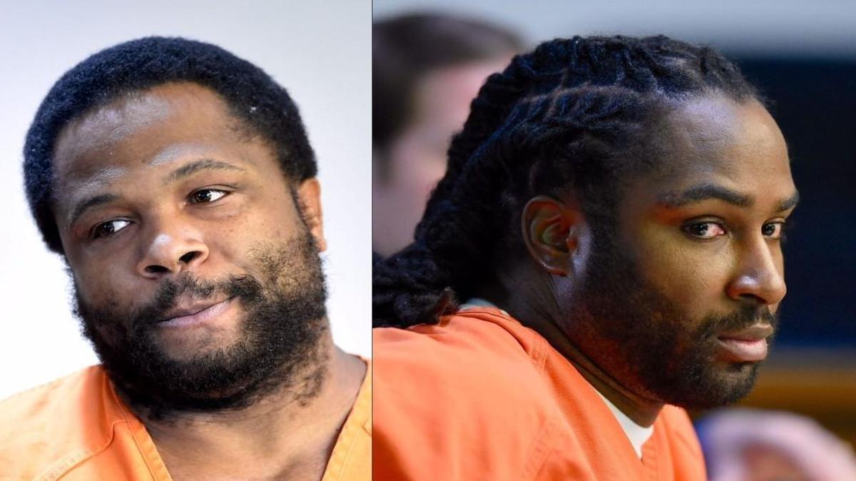 Dale Willis (left) and James Willis at their hearing on Tuesday.