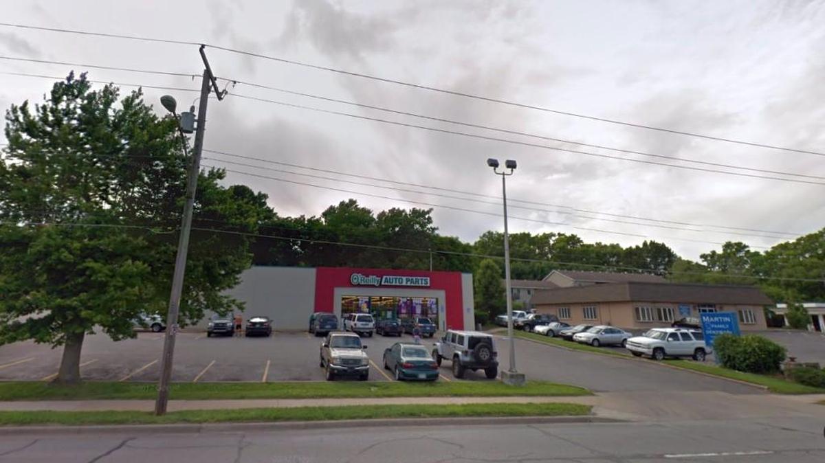 Two men allegedly robbed the O’Reilly Auto Parts store on Nieman Road in Shawnee late Wednesday. No one was injured. This Google Maps Street View of the area is from May.