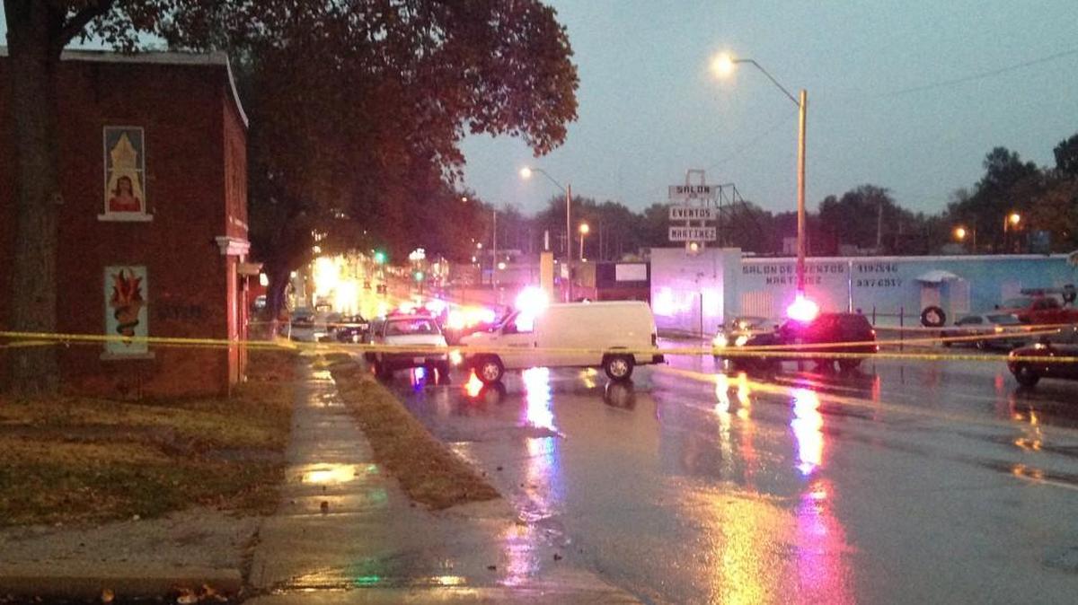 Kansas City police investigated a homicide Friday night near Independence and Askew avenues.