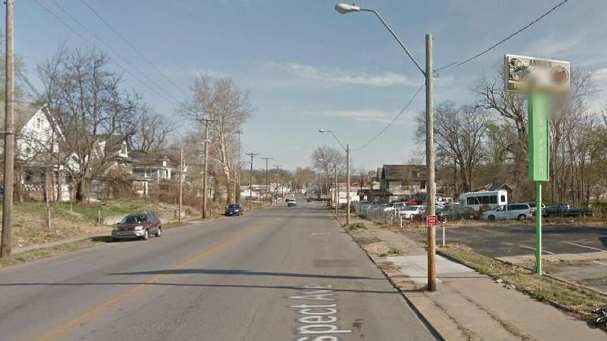 Kansas City police have released the name of a man hit by a vehicle and killed on Prospect Avenue near 37th Street. This Google Maps Street View image was taken in the area in March 2017.
