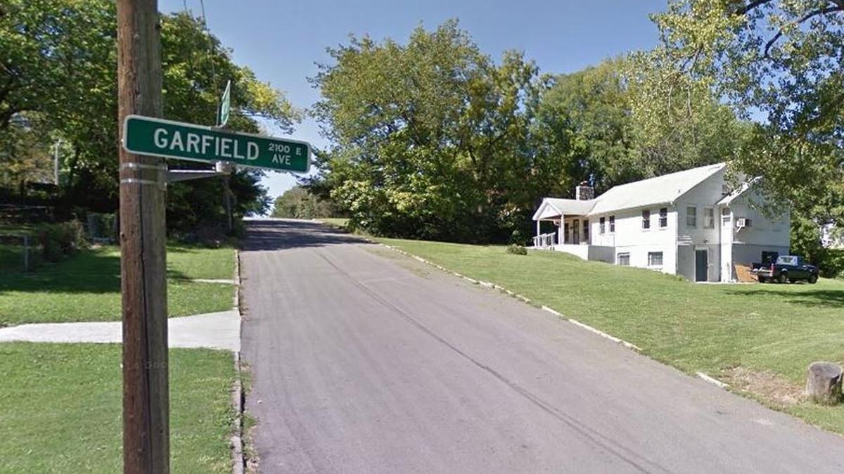 Police responded to a house in the 4900 block of Garfield Avenue early Thursday after a man said he had been shot in the leg. This Google Maps Street View image was taken in the area in September 2014.
