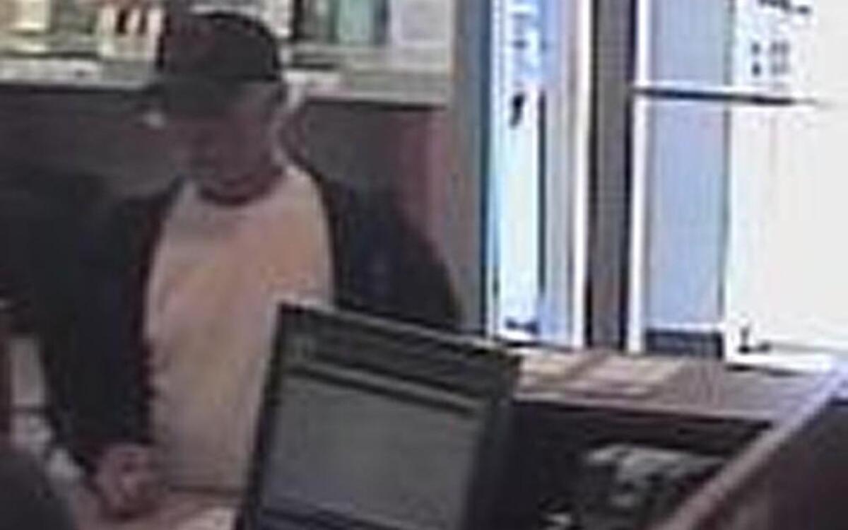 The suspect was described as white and 55 to 60 years old with a thin build. He wore a dark jacket and dark baseball cap.