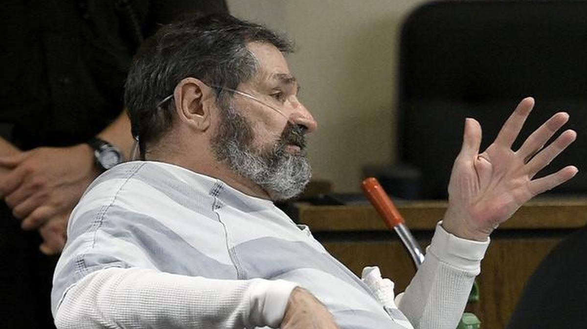 
In May, F. Glenn Miller Jr. attended a hearing at the Johnson County Courthouse in Olathe. 
