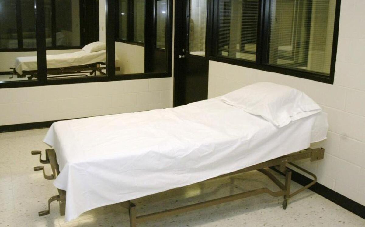 A 2005 photo shows the death chamber at the Missouri Correctional Center in Bonne Terre.