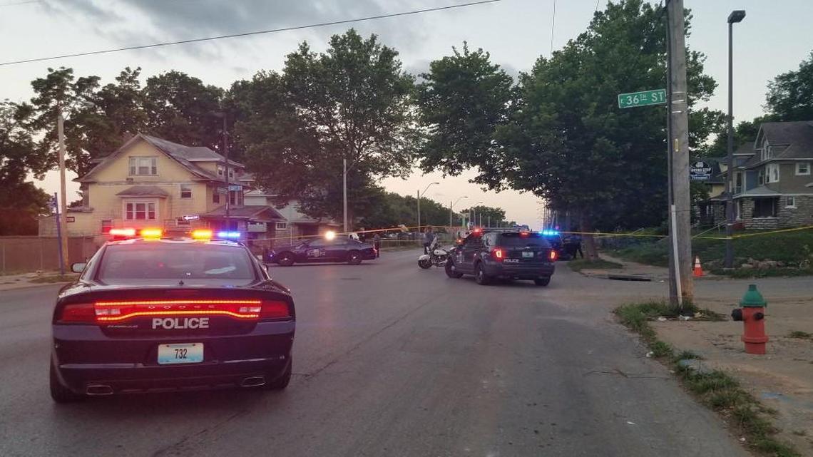 Police were investigating a shooting Thursday near East 35th Street and Prospect in Kansas City. Prospect was closed between 35th and 37th streets.
